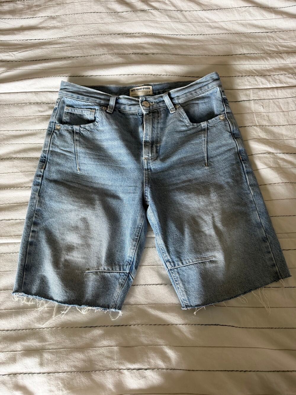 We The Free Ghost Town High-Rise Long Shorts- 28